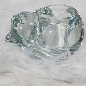 Vintage Indiana Glass Sleepy Kitty